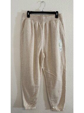 SO Beige Rib Waistband Fleece Size XL- New